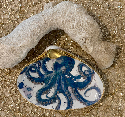 Large Clam Shell Trinket Dish