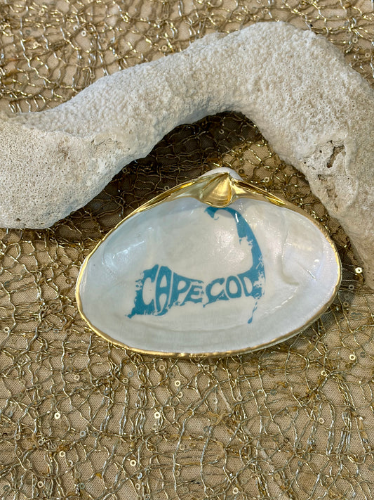 Cape Cod Clam Shell Trinket Dish