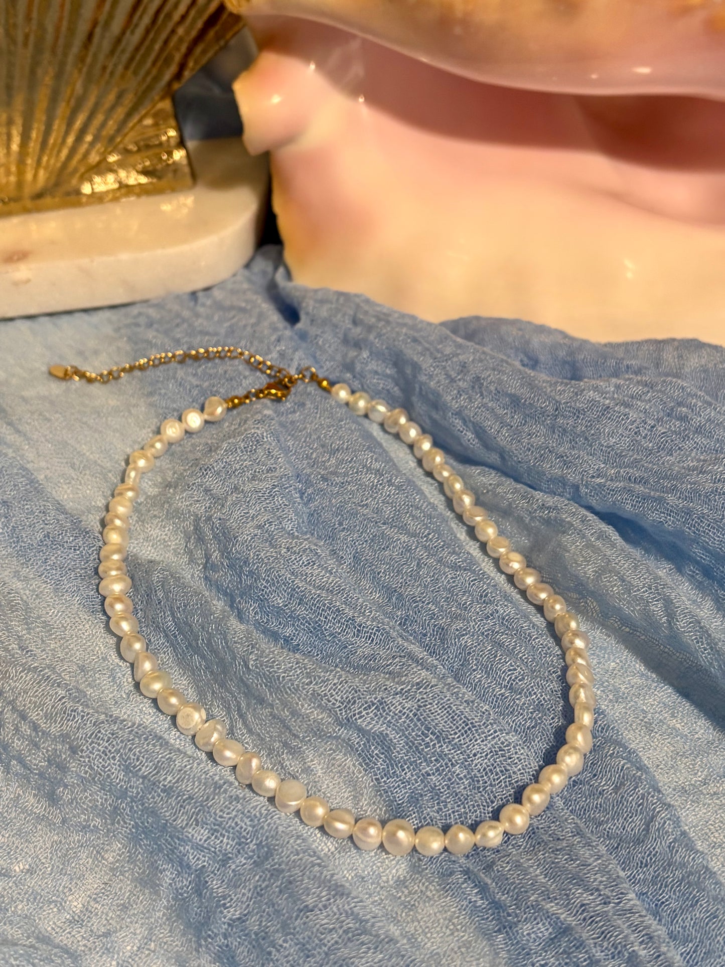 Freshwater Pearl Choker Necklace