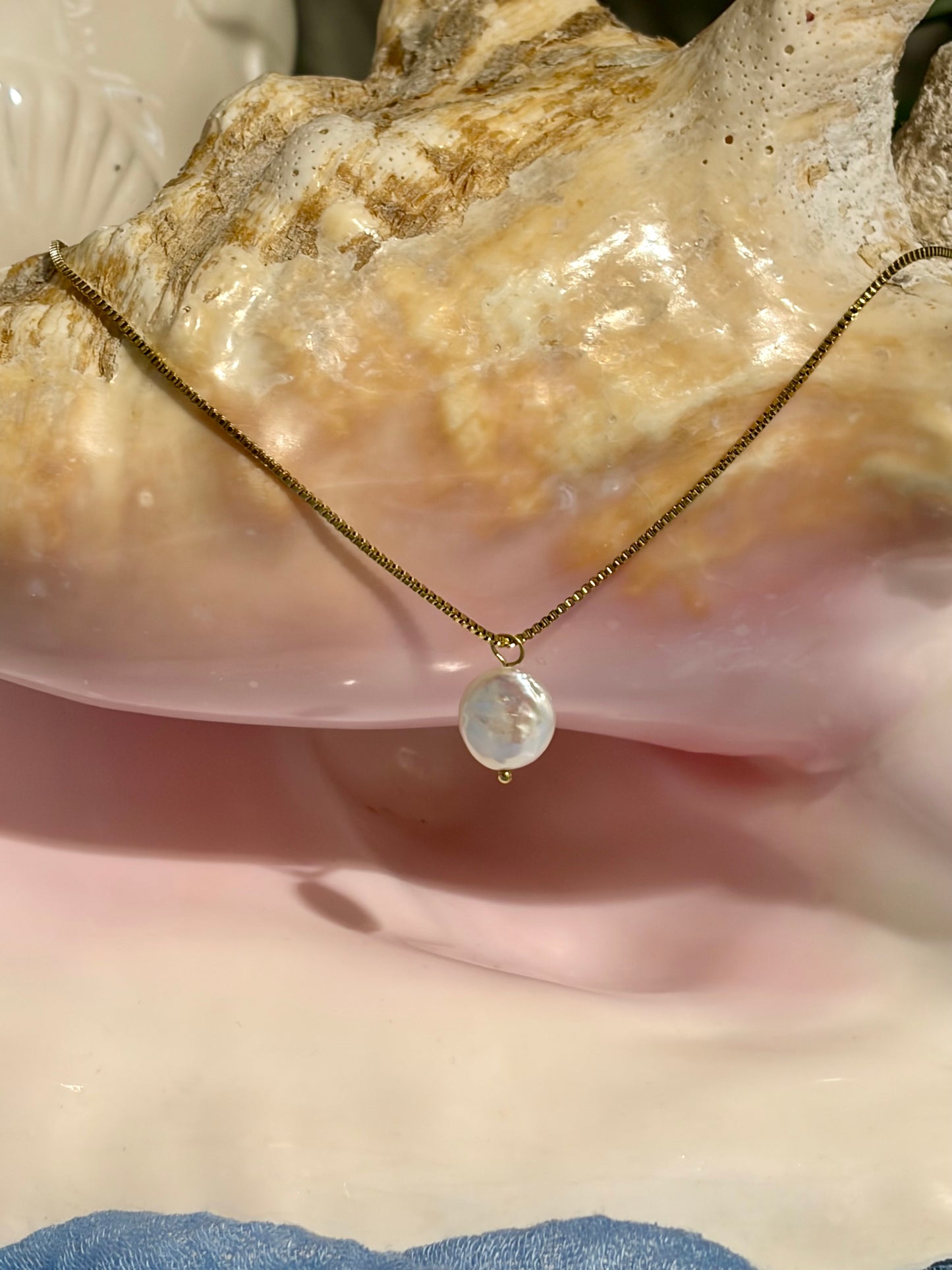 Baroque Freshwater Pearl Pendant Necklace