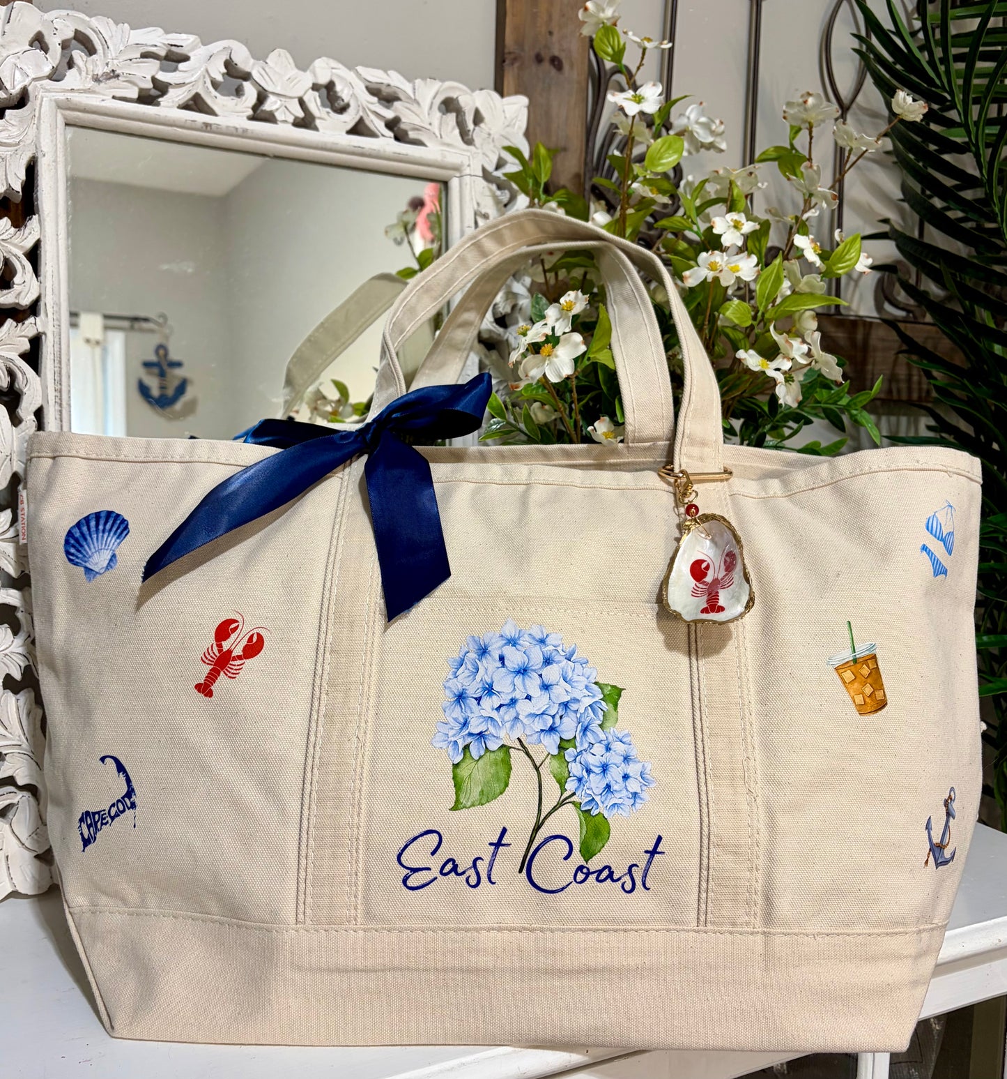 East Coast Hydrangea Tote Bag