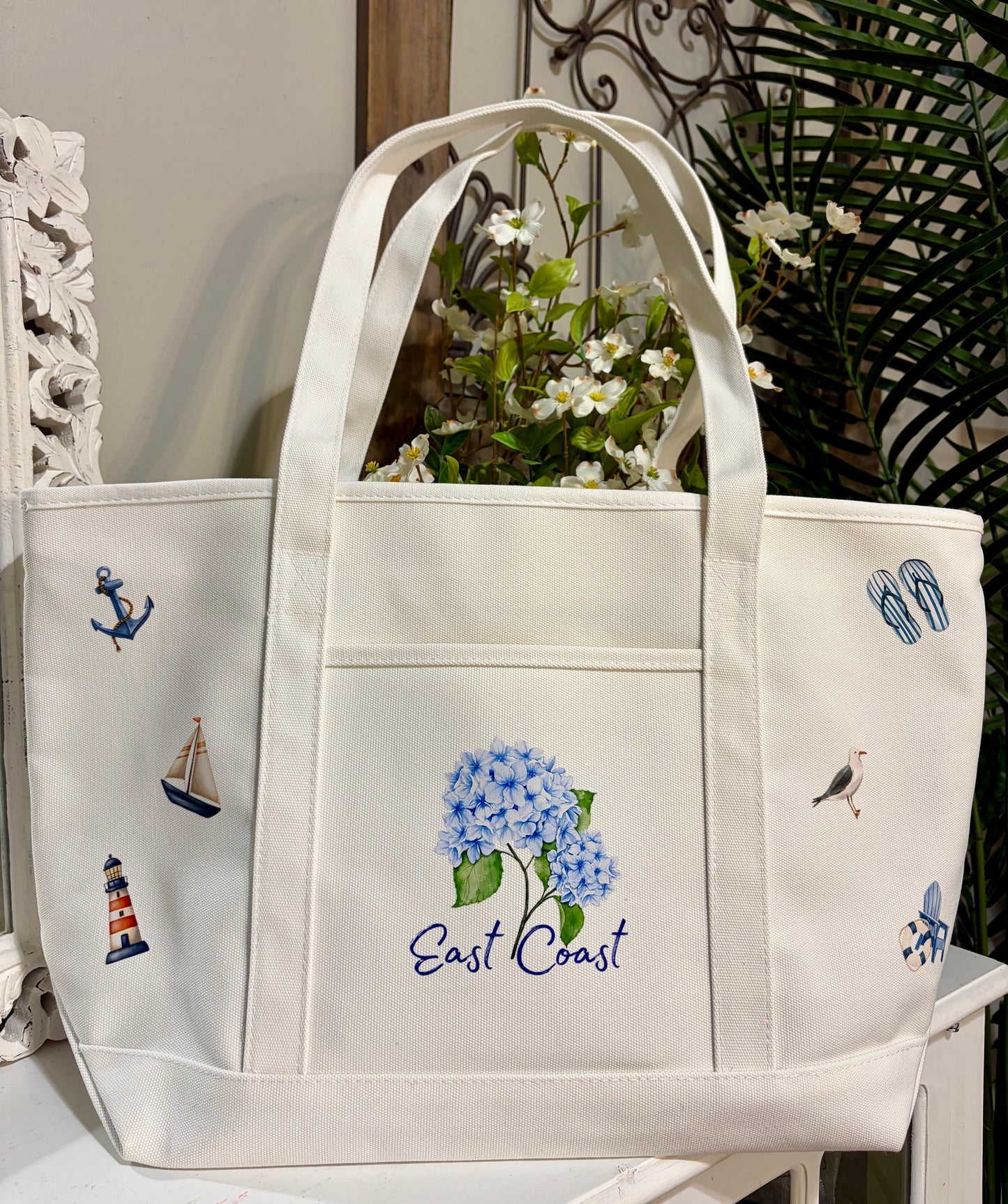 East Coast Hydrangea Tote Bag