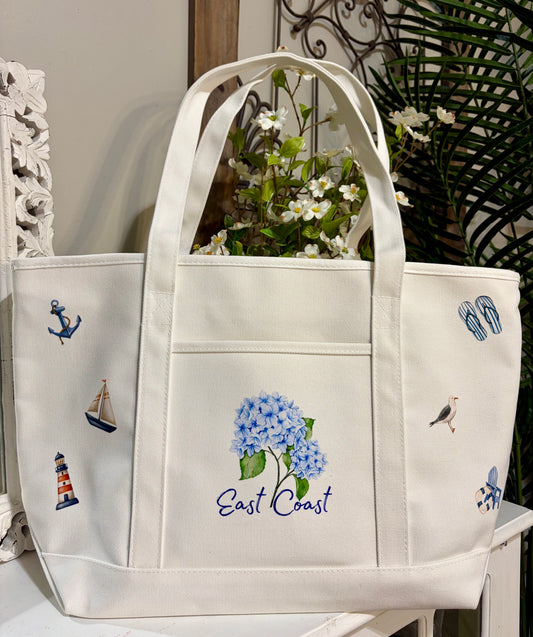East Coast Hydrangea Tote Bag