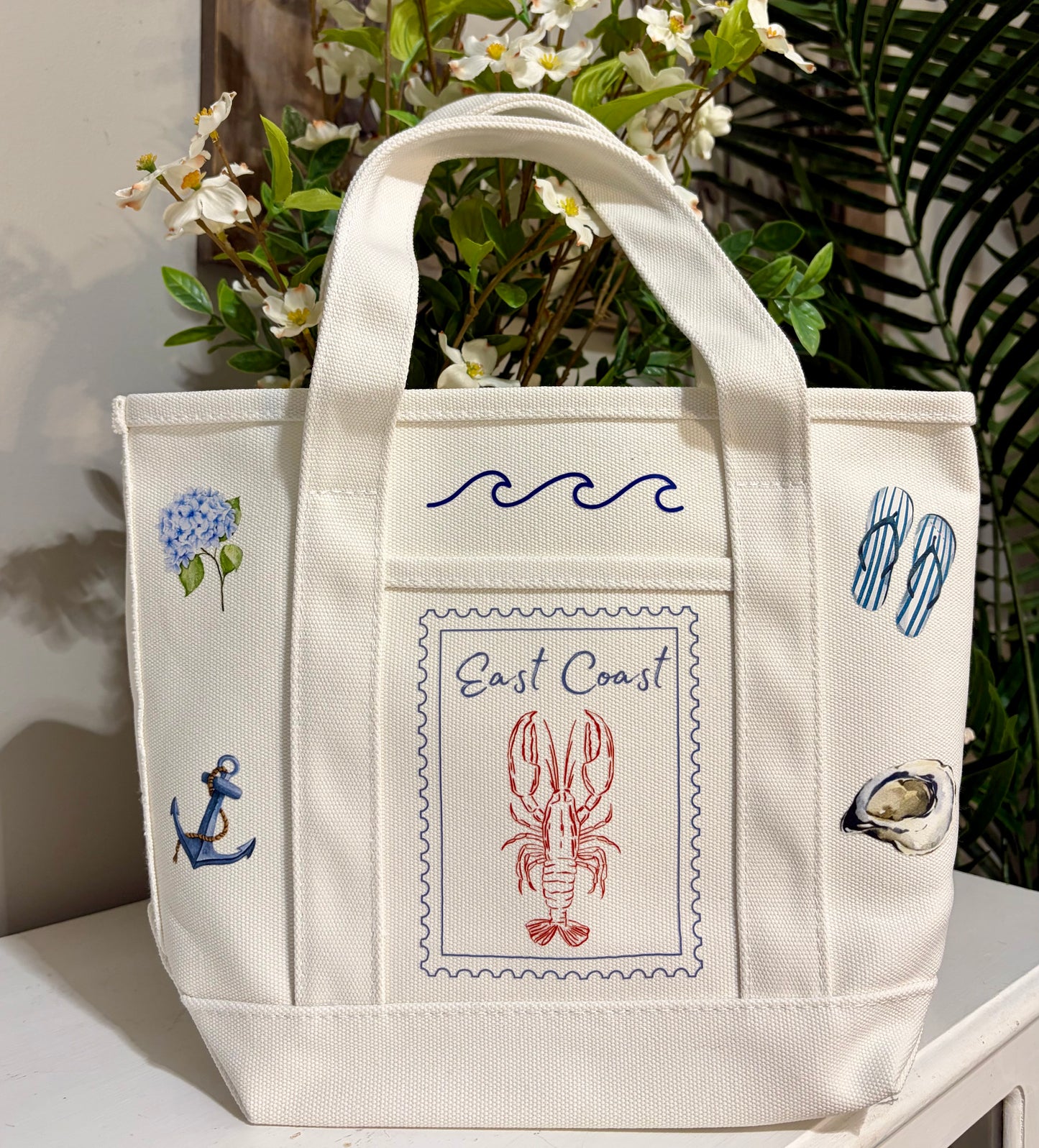 East Coast Lobster Tote Bag