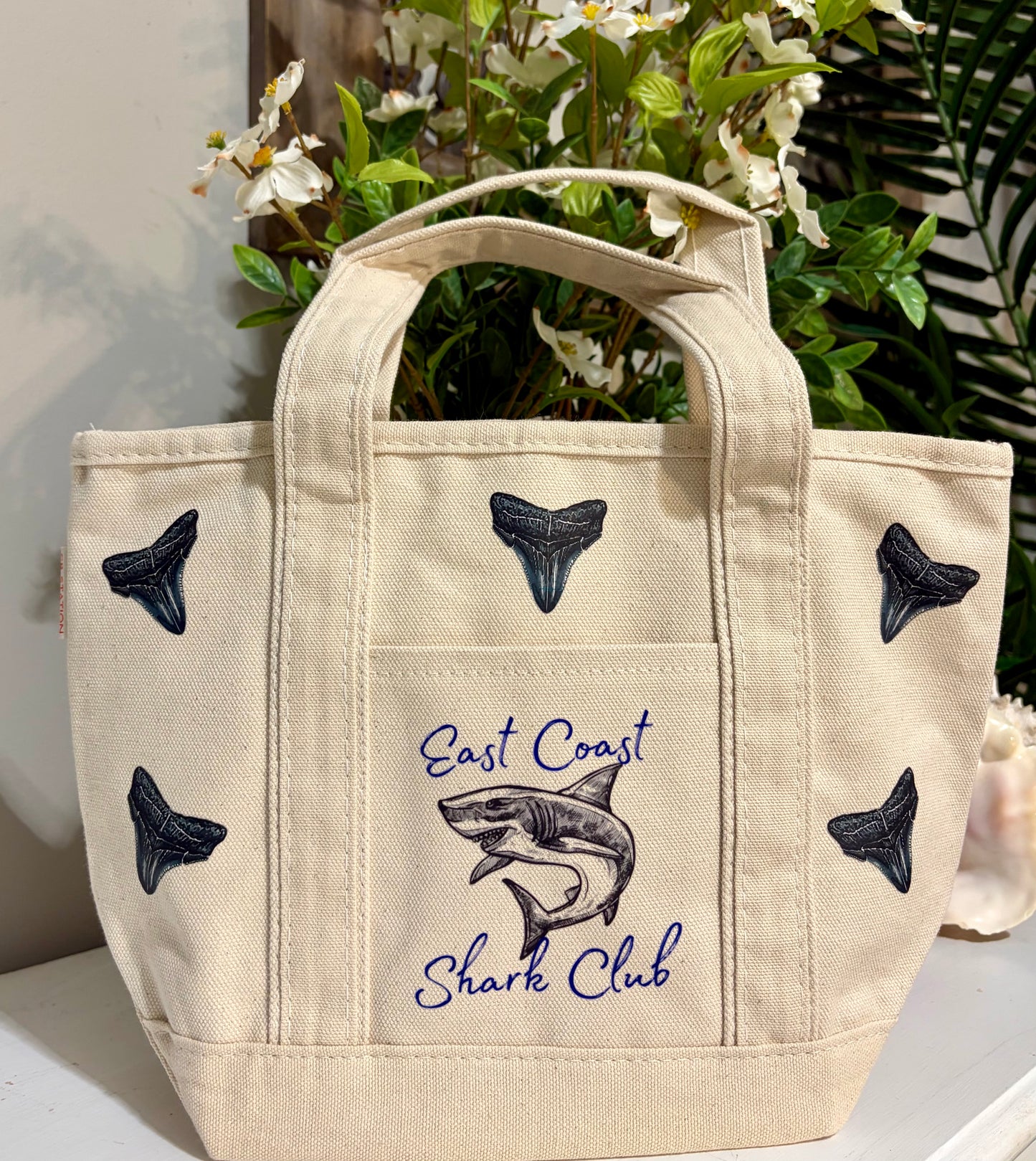 East Coast Shark Club Tote Bag