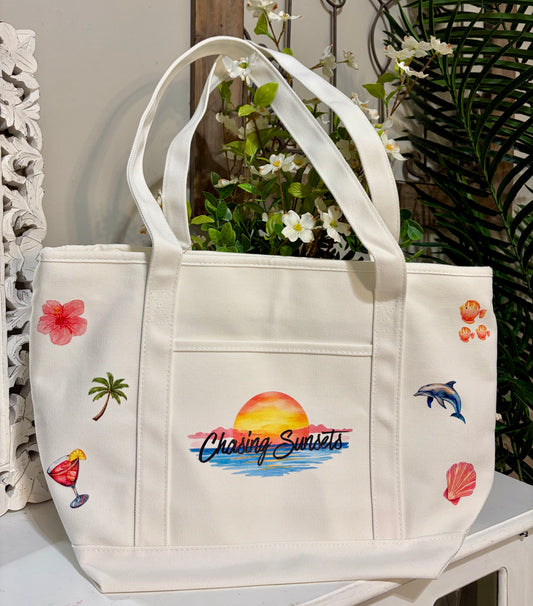 Chasing Sunsets Tote Bag