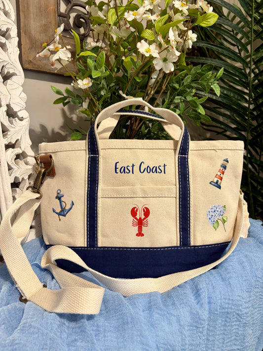 East Coast Crossbody Mini Tote Bag