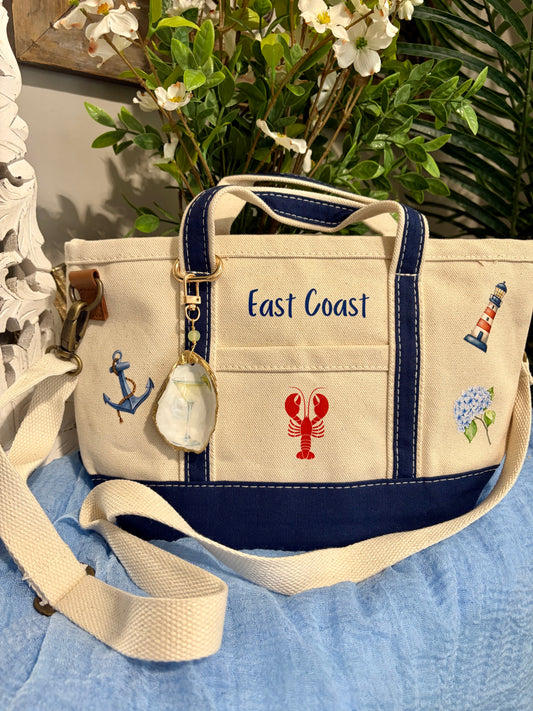 East Coast Crossbody Mini Tote Bag