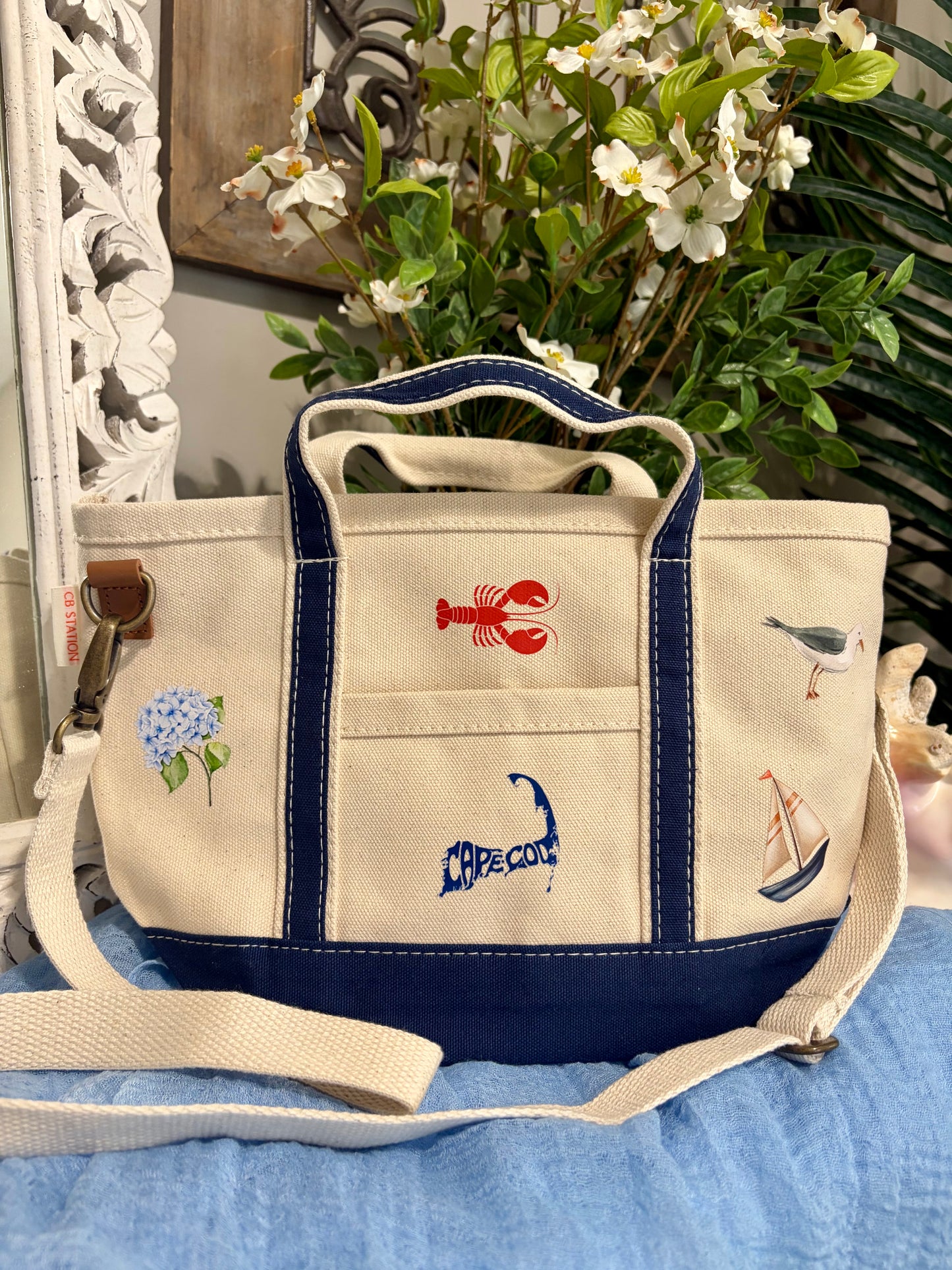 Cape Cod Crossbody Tote Bag