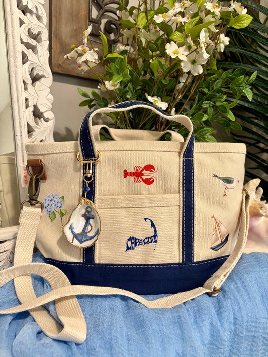 Cape Cod Crossbody Mini Tote Bag
