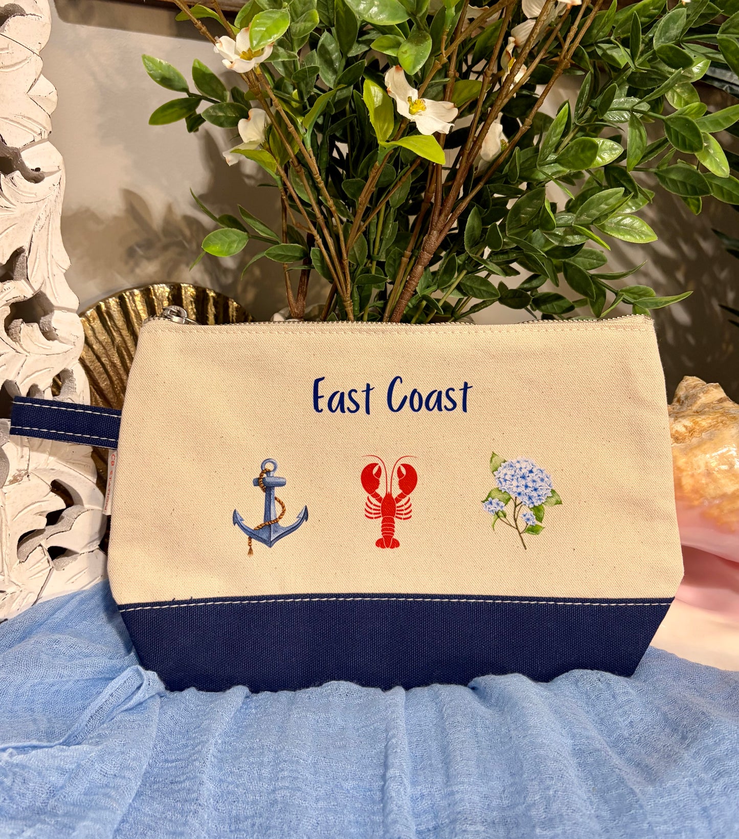 East Coast Zippered Pouch