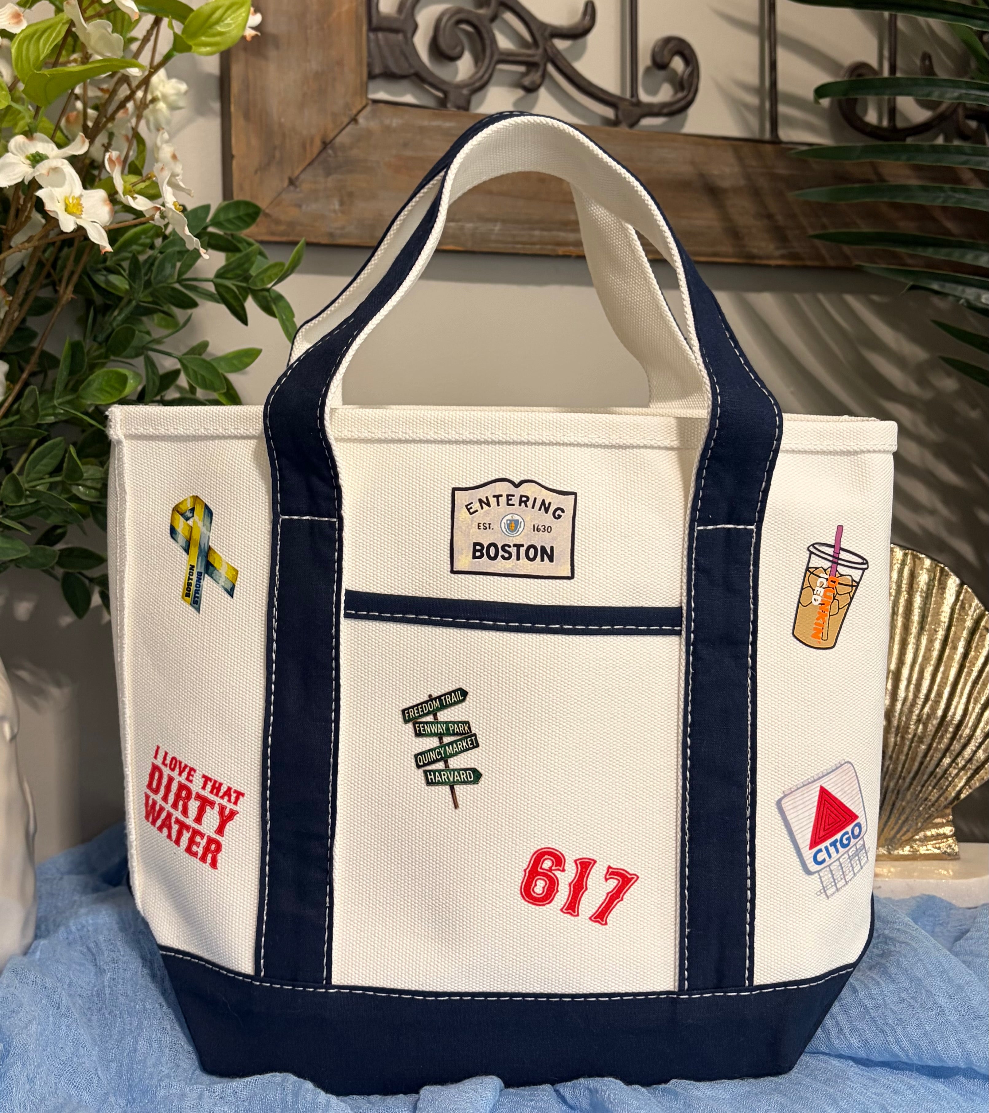 Boston Tote Bags – Coastal Style Totes | Salt + Sun Creations