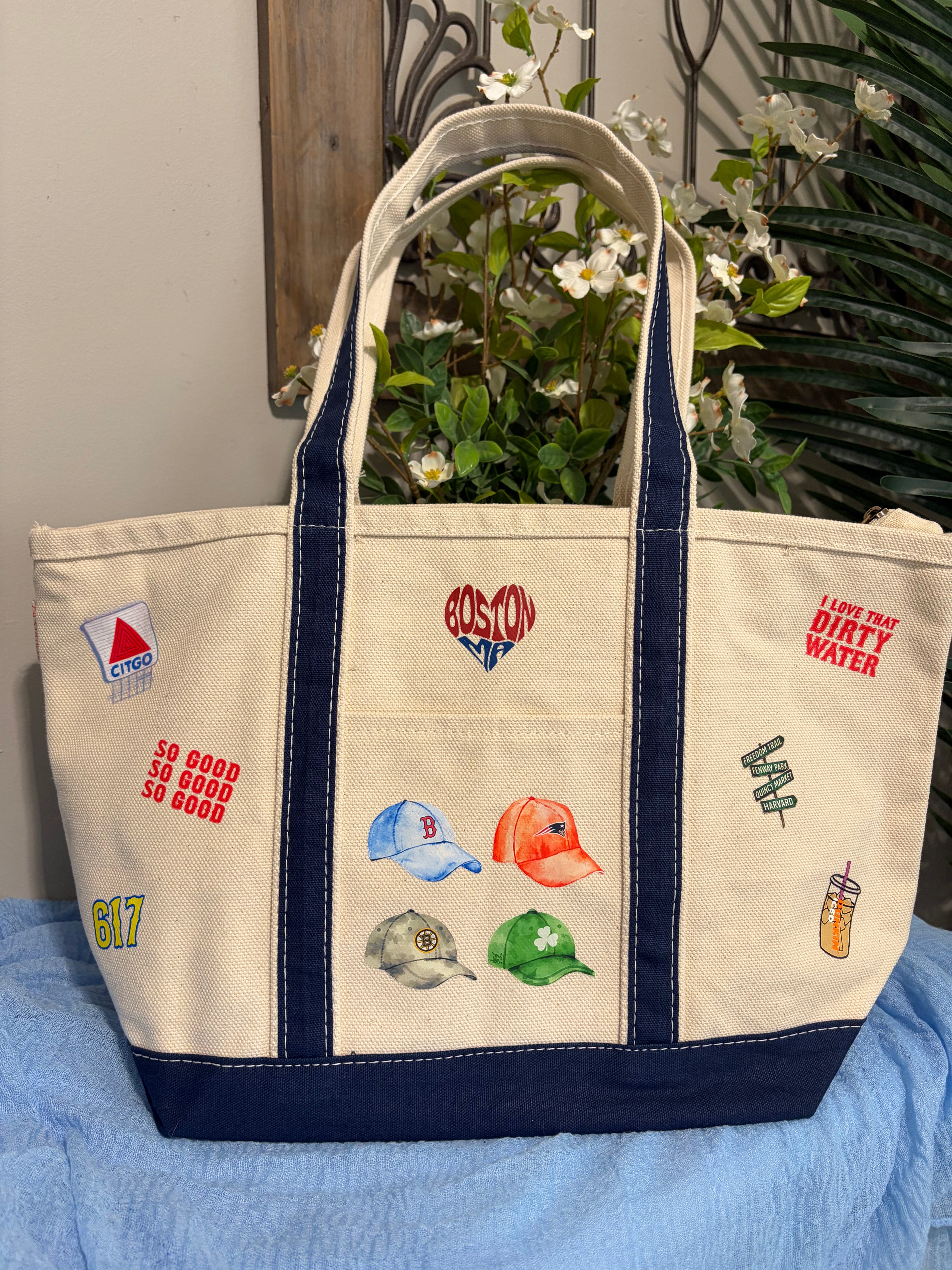 Boston Tote Bags – Coastal Style Totes | Salt + Sun Creations
