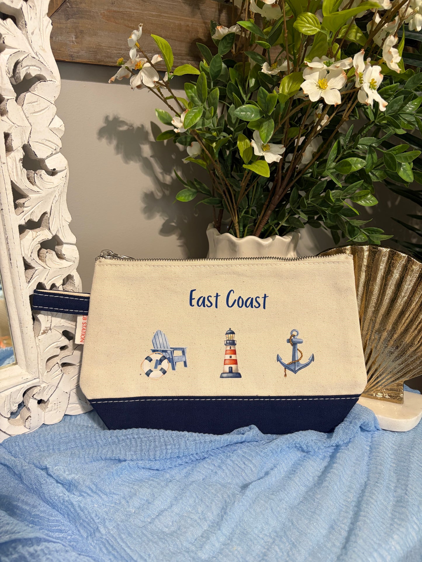East Coast Zippered Pouch