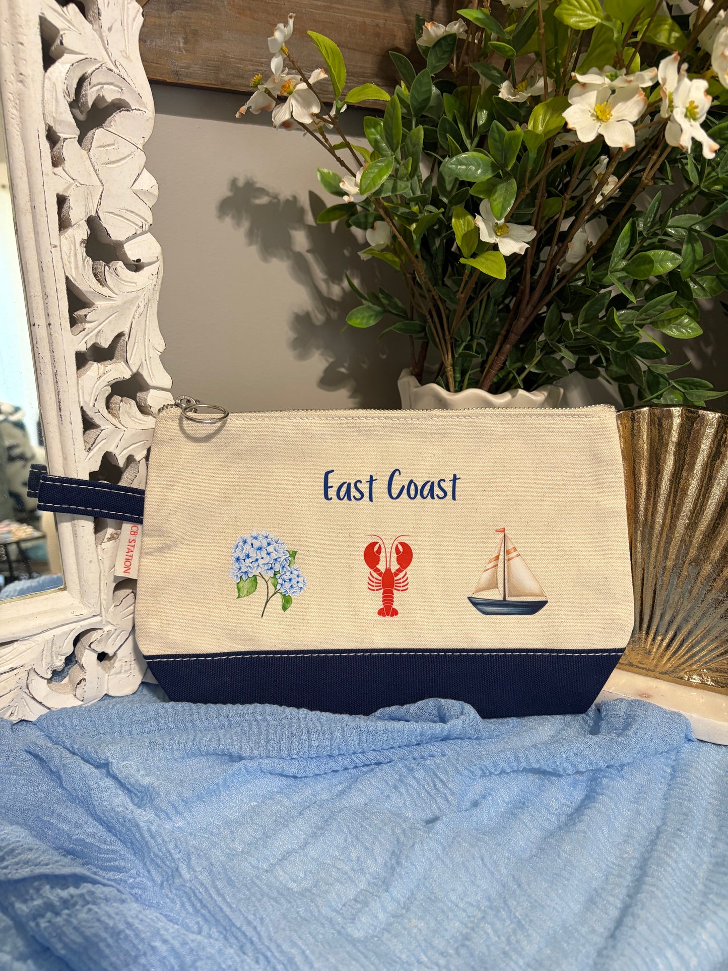 East Coast Zippered Pouch