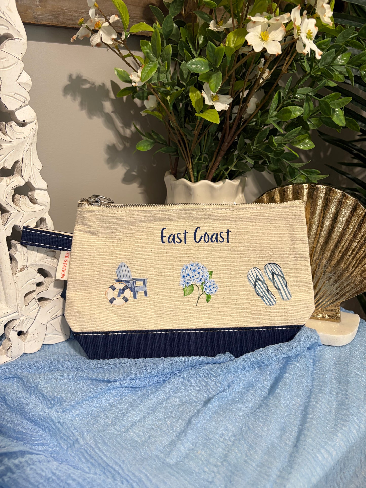 East Coast Zippered Pouch