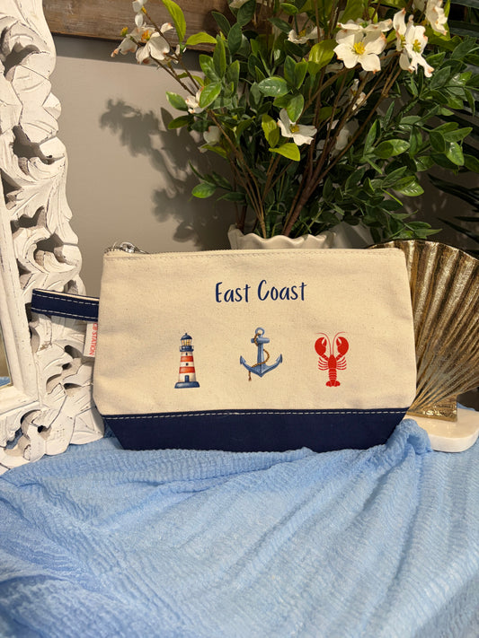 East Coast Zippered Pouch
