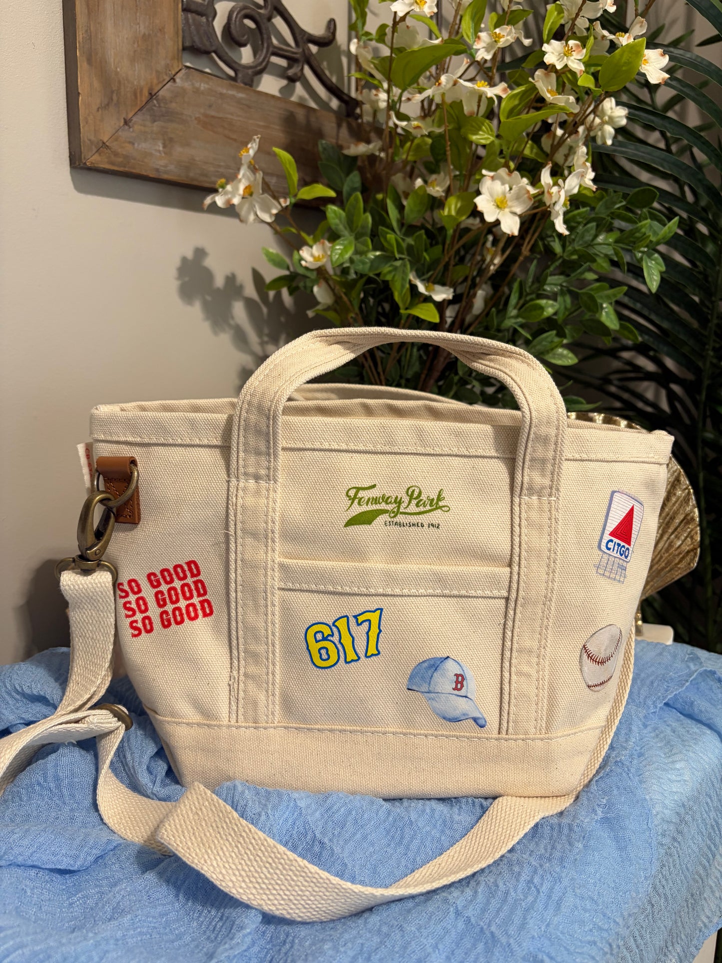 Boston Red Sox Crossbody Tote Bag