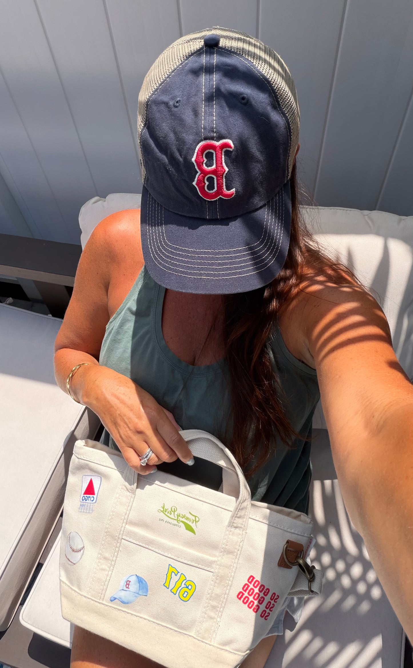 Boston Red Sox Crossbody Tote Bag