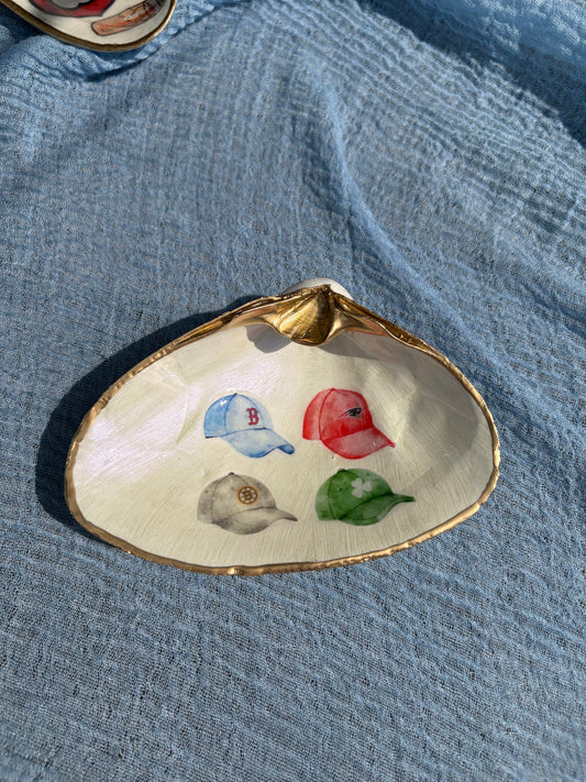 Boston Sports Clam Shell Trinket Dish