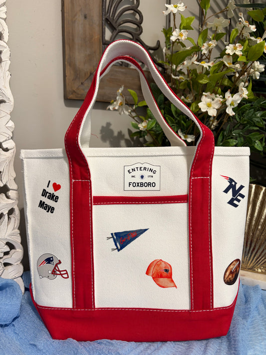 New England Patriots Tote Bag