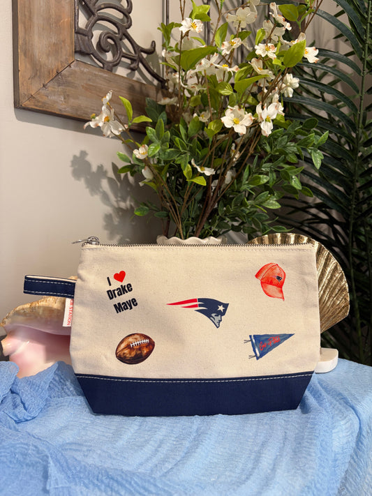 New England Patriots Zippered Pouch