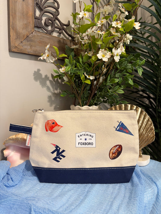 New England Patriots Zippered Pouch