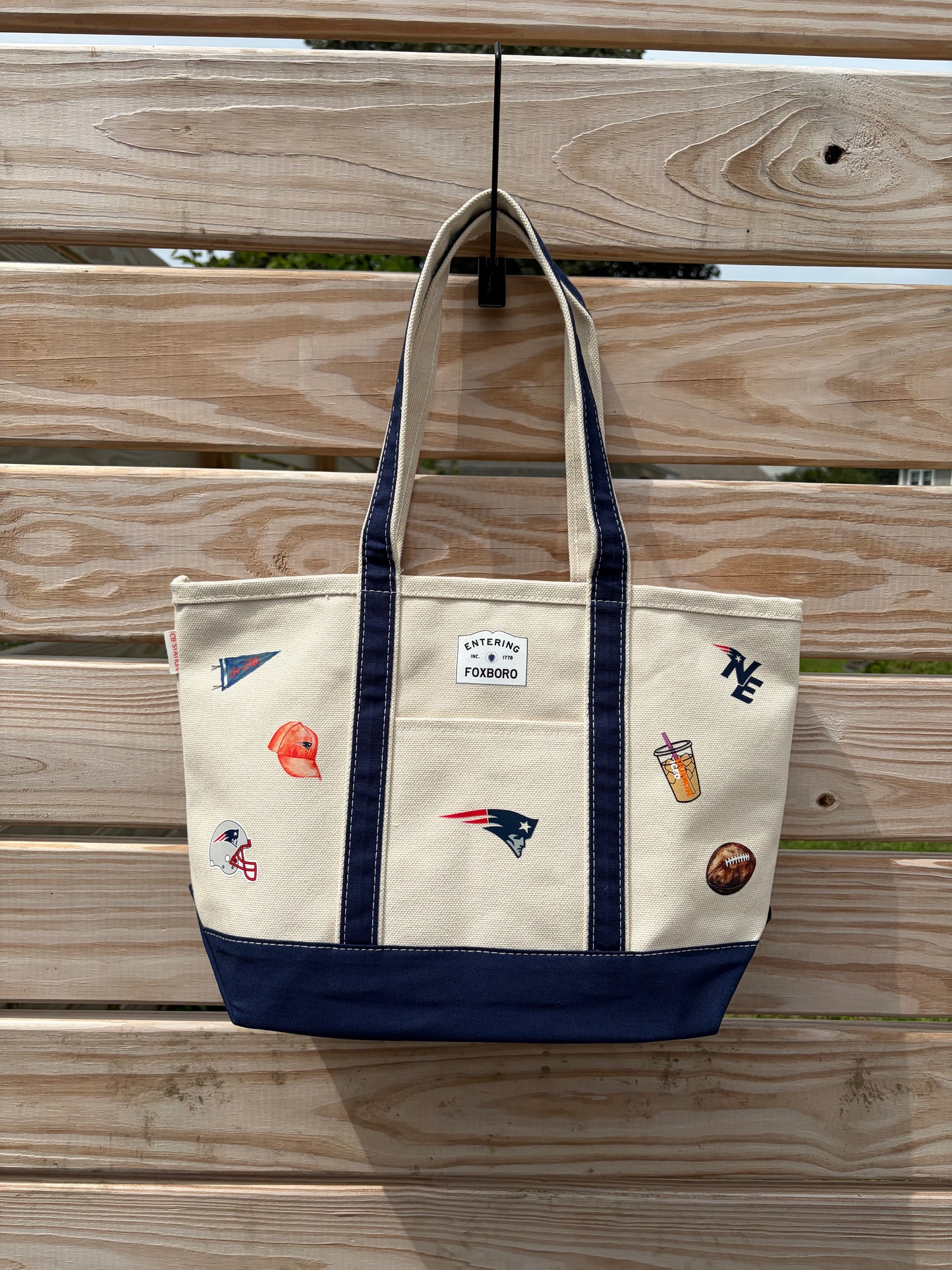 New England Patriots Tote Bag