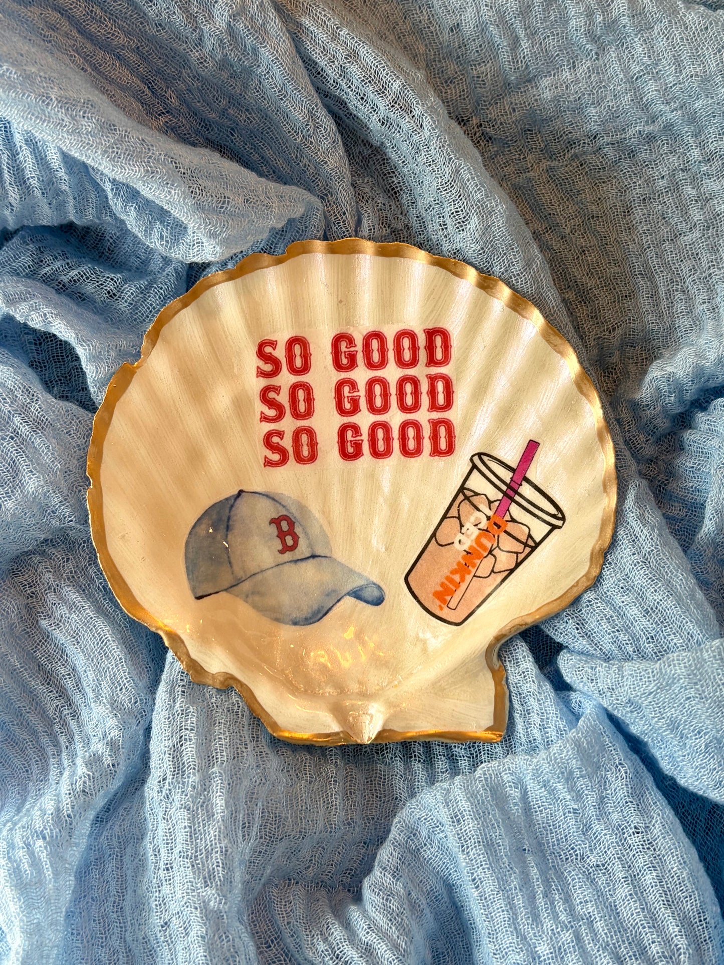 Boston Scallop Shell Trinket Dish