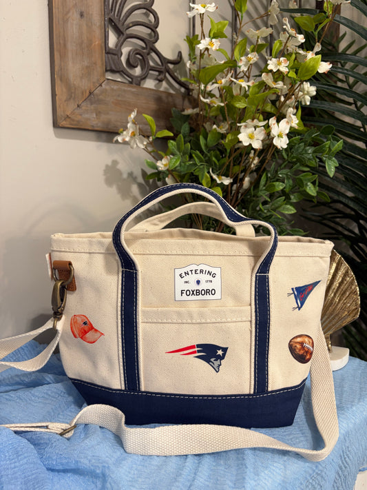 New England Patriots Crossbody Tote Bag