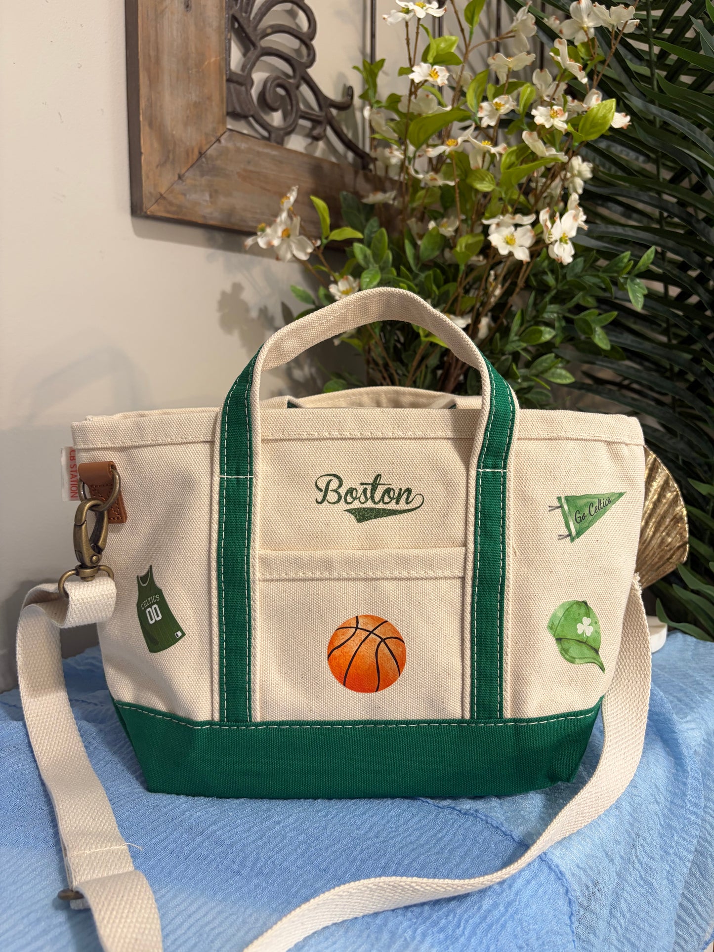 Boston Celtics Crossbody Tote Bag