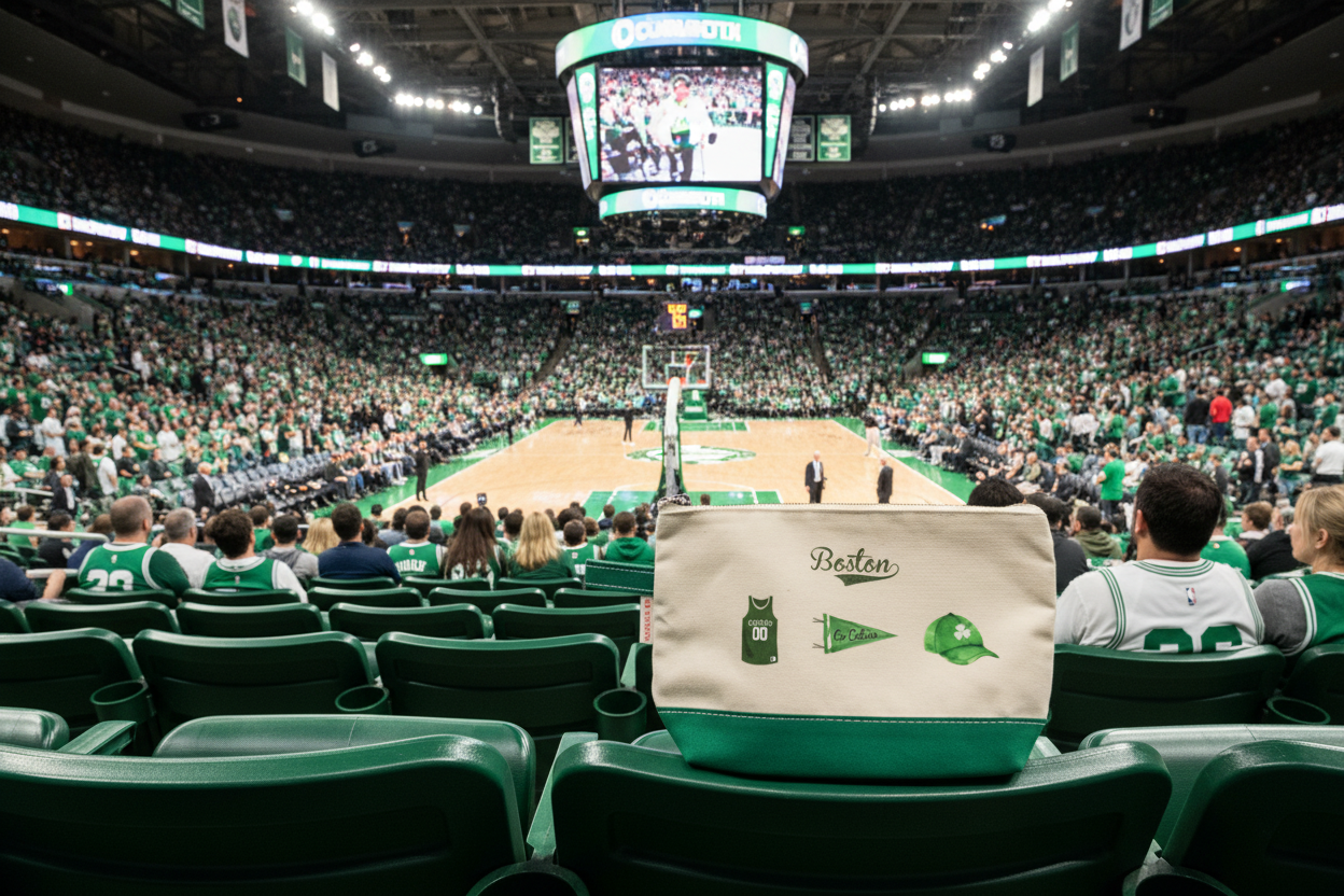 Boston Celtics Zippered Pouch
