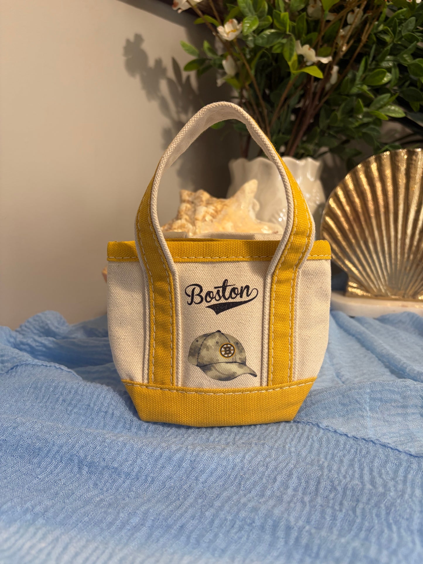 Boston Bruins Mini Tote Bag