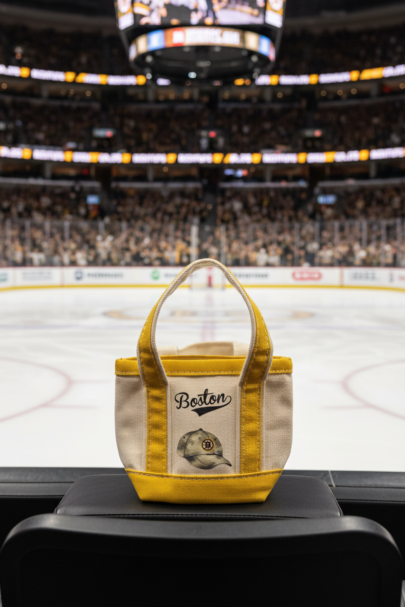 Boston Bruins Mini Tote Bag