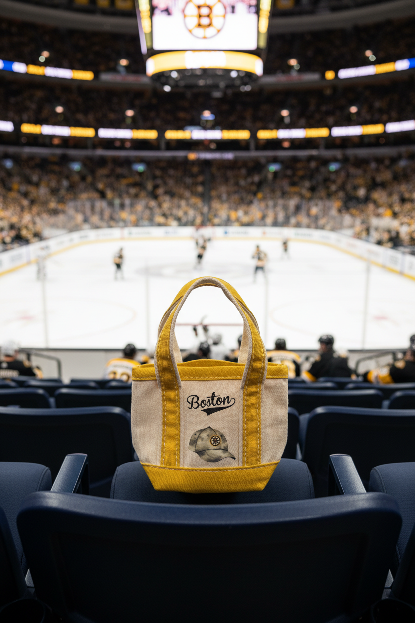 Boston Bruins Mini Tote Bag