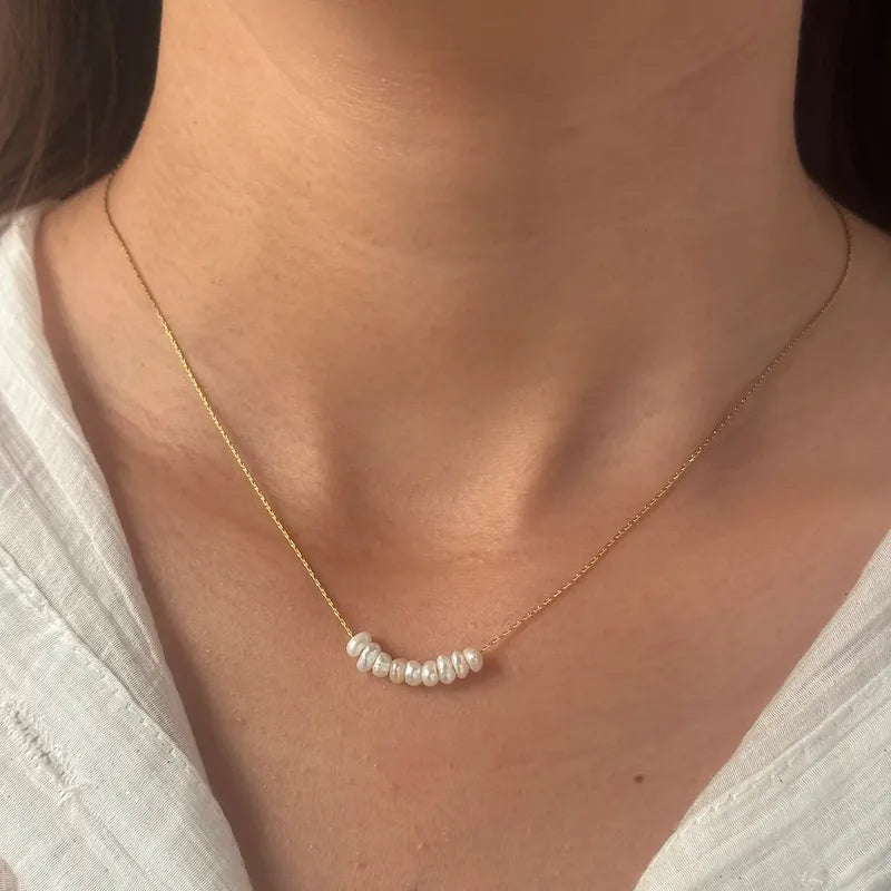 Dainty Freshwater Pearl Necklace