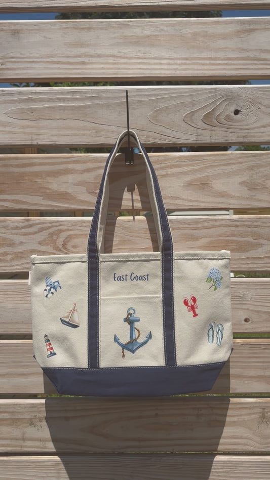 East Coast Anchor Tote Bag