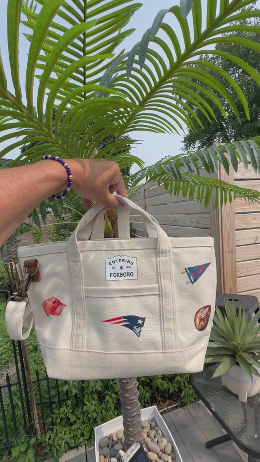 New England Patriots Crossbody Tote Bag