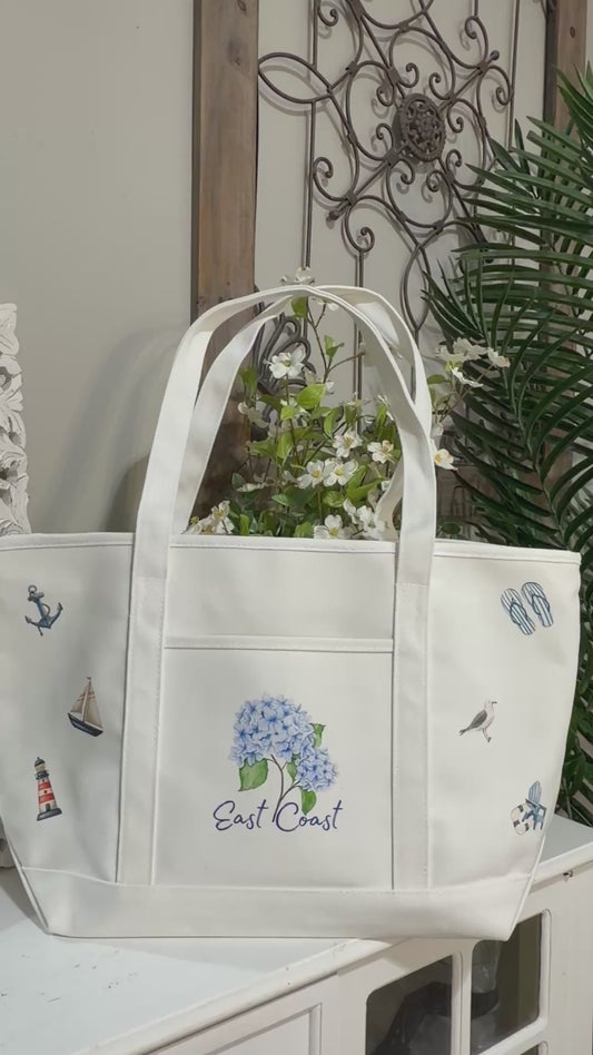 East Coast Hydrangea Tote Bag