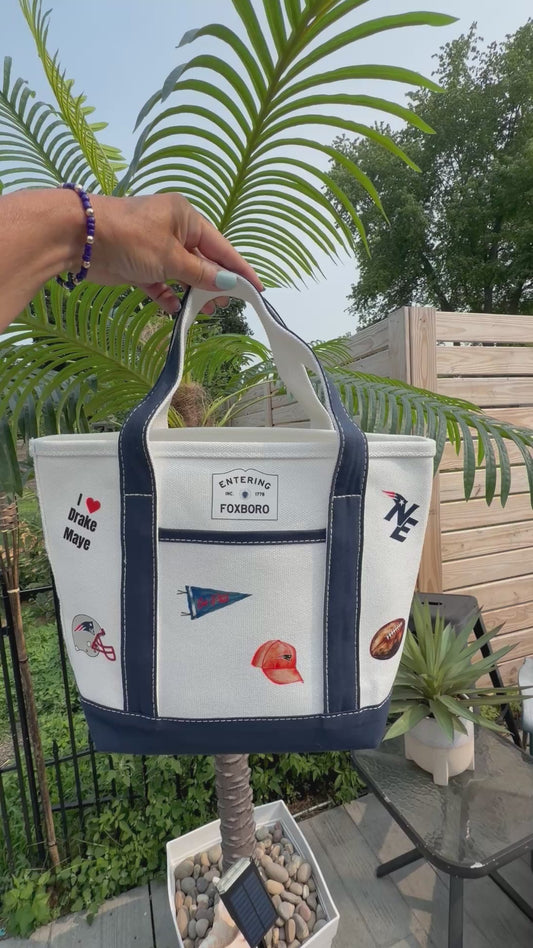 New England Patriots Tote Bag
