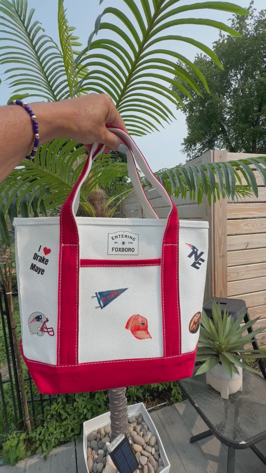 New England Patriots Tote Bag
