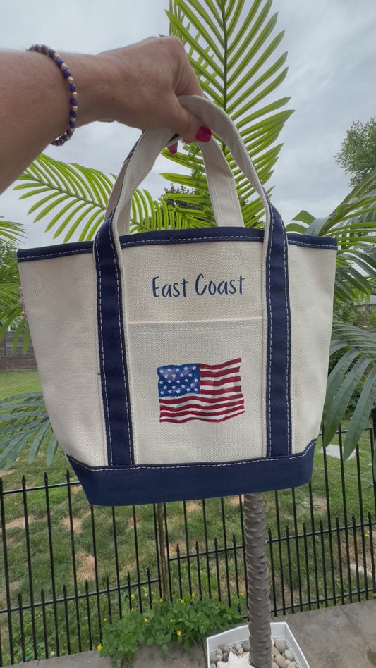 East Coast Patriotic Tote Bag