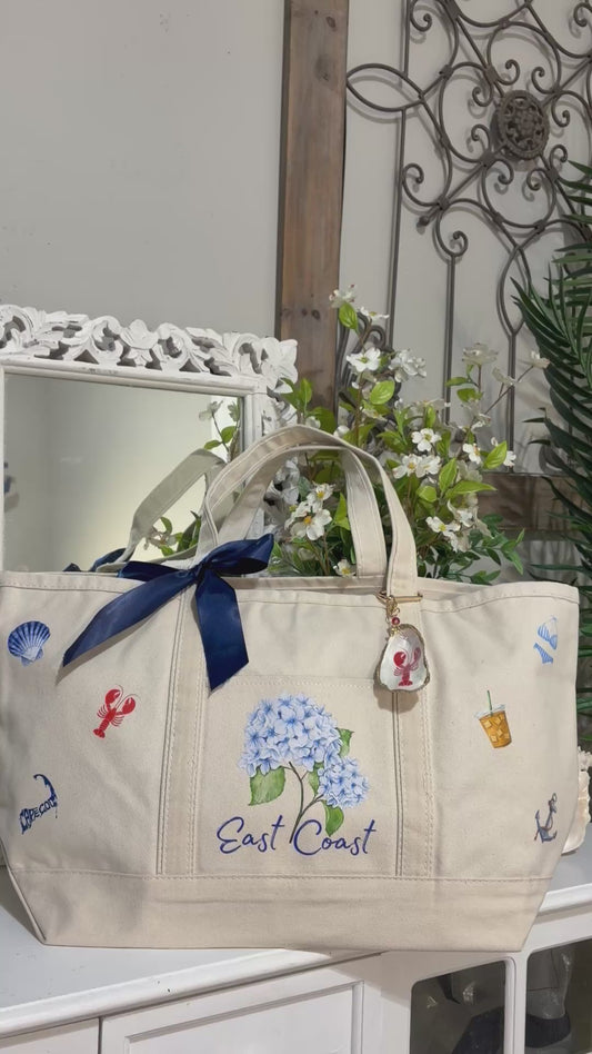 East Coast Hydrangea Tote Bag