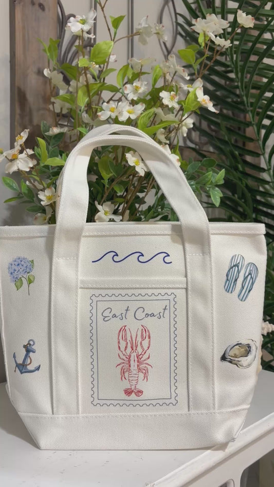 East Coast Lobster Tote Bag