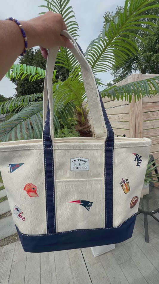 New England Patriots Tote Bag